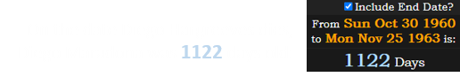 On the date Diego Hargreeves dies, Diego Maradona was 1122 days old: