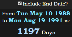 1197 Days
