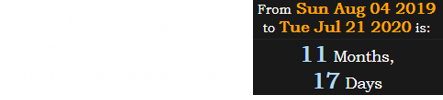 The shooting was 11 months, 17 days after Lori Lightfoot’s birthday: