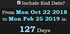 127 Days