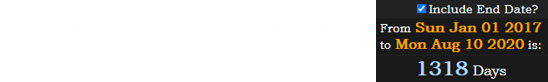 The story made national headlines during Roy Cooper’s 1318th day in office: