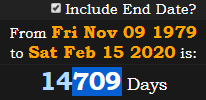 14709 Days