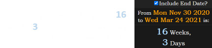 Craig Grant died a span of 16 weeks, 3 days after the anniversary of Sagan Lewis’s death: