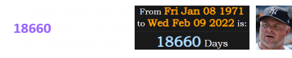 Jason Giambi turned 18660 days old on the date his brother died: