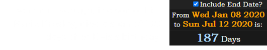 Benjamin Keough, the son of Lisa Marie Presley, died a span of 187 days after Elvis’s birthday: