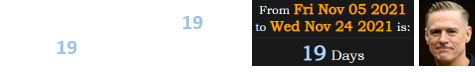 News of Adams’ COVID-19 case fell 19 days after his birthday: