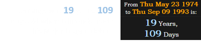 Jennings was 19 years, 109 days old when Edmonds made his Major League debut: