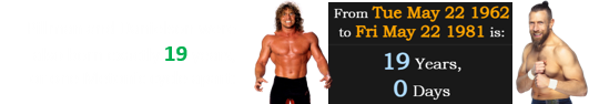 Pillman and Danielson were also born exactly 19 years, or one Metonic cycle apart: