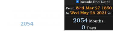 The city of San Jose was incorporated a span of exactly 2054 months ago: