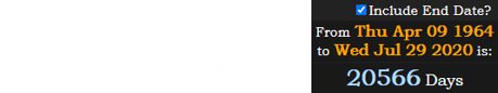 Arizona Governor Doug Ducey is 20566 days old:
