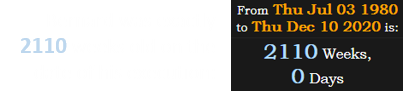Bernard was exactly 2110 weeks old on the date of his execution: