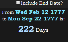 222 Days
