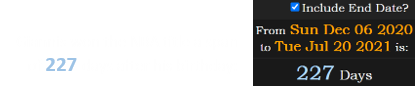 Giannis won the NBA title a span of 227 days after his birthday: