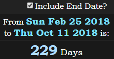 229 Days