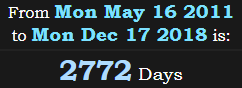 2772 Days