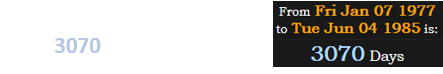 Dustin Diamond was born 3070 days before I was: