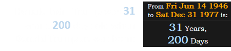 Donald John Trump was 31 years, 200 days old when Donald Trump Jr. was born: