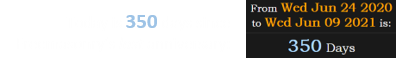 Today is 350 days since Freemasonry’s last anniversary: