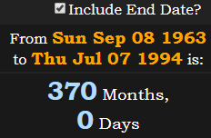 370 Months, 0 Days
