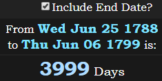3999 Days