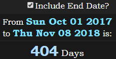 404 Days