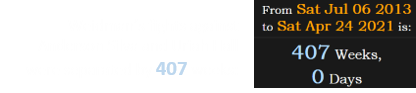 Weidman’s fights against Anderson Silva and Uriah Hall were separated by 407 weeks: