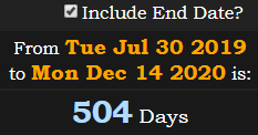 504 Days
