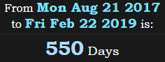 550 Days