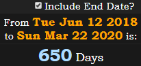 650 Days
