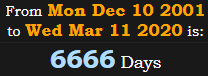 6666 Days