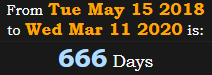 666 Days