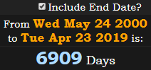 6909 Days