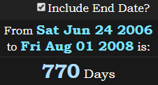 770 Days