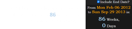 Roethlisberger’s only game in London fell a span of exactly 86 weeks after the tower’s name change:
