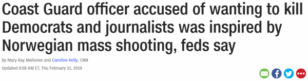 Coast Guard officer accused of wanting to kill Democrats and journalists was inspired by Norwegian mass shooting, feds say