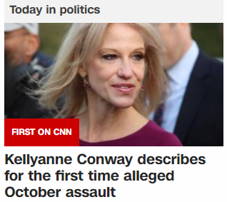 First on CNN: Kellyanne Conway describes for the first time alleged October 2018 assault