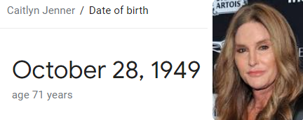 October 28, 1949 age 71 years