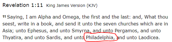Saying, I am Alpha and Omega, the first and the last: and, What thou seest, write in a book, and send it unto the seven churches which are in Asia; unto Ephesus, and unto Smyrna, and unto Pergamos, and unto Thyatira, and unto Sardis, and unto Philadelphia, and unto Laodicea.