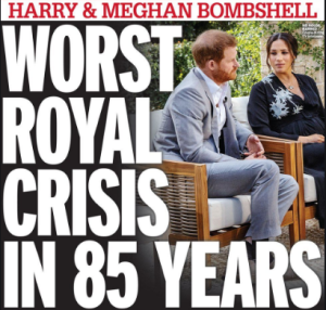 WORST ROYAL CRISIS IN 85 YEARS