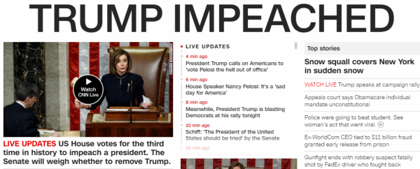 TRUMP IMPEACHED