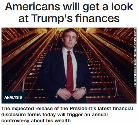 Americans will get a look at Trump's finances