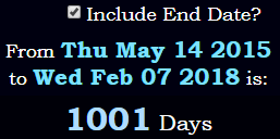 1001 days