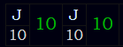 JJ = 10-10