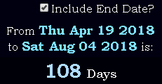 108 Days