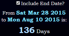 136 Days