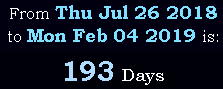 193 Days