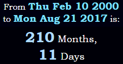 210 months, 11 days