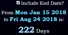 222 Days
