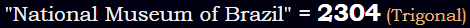 "National Museum of Brazil" = 2304 (Trigonal)
