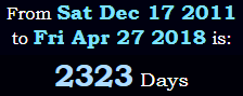 2323 Days